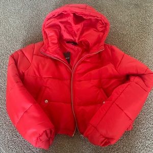 Red Puffer Jacket
